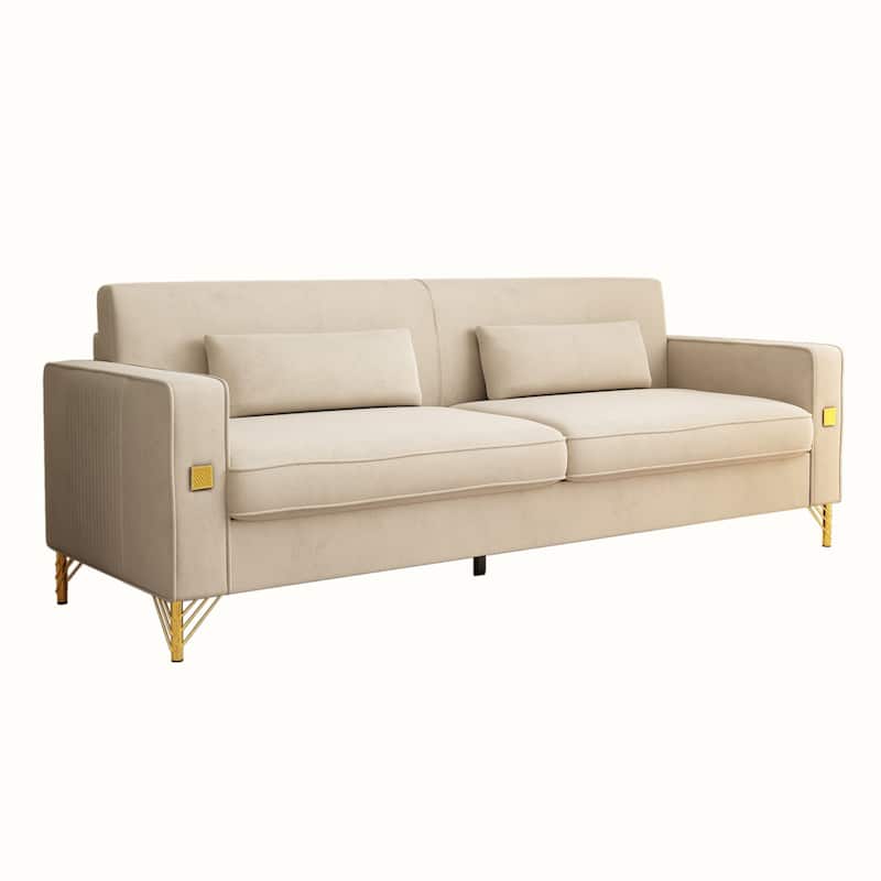 Velvet Loveseats, Comfortable Sofa for Living Room