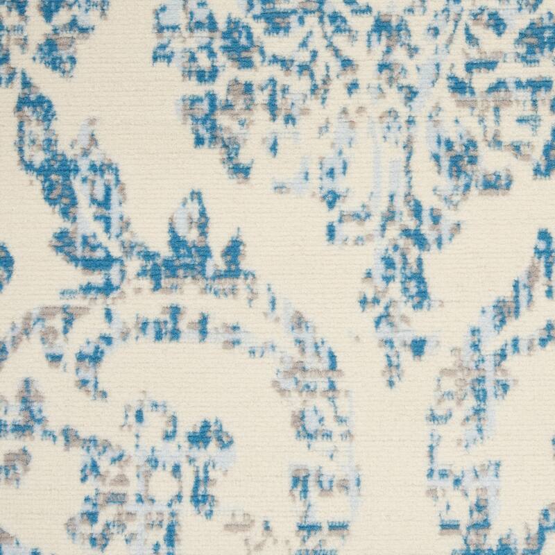 Nourison Jubilant Vintage Farmhouse Damask Area Rug