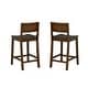 preview thumbnail 18 of 36, Linon Dahlia Wood 24-Inch Armless Counter Stool (Set of 2)