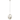 3-Light 18" Adjustable Globe Hanging Metal and Clear Glass Pendant