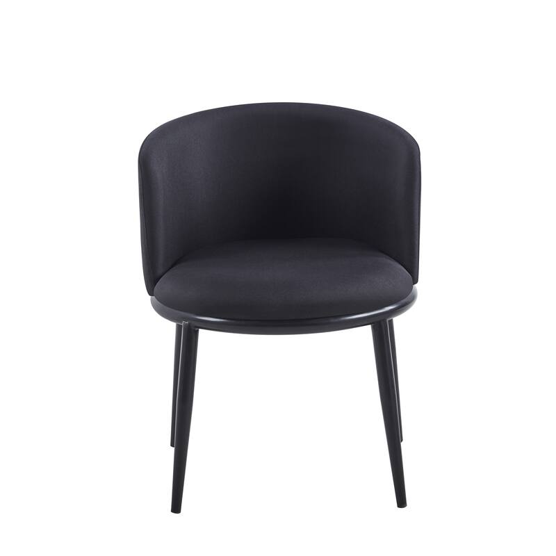 Porthos Home Danyl Fabric Dining Chairs with Iron Legs, Set of 2