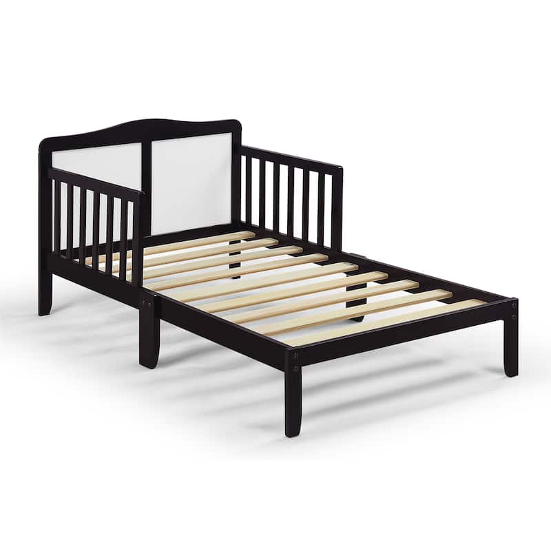 Wooden Toddler Bed, Not Include Mattress - Espresso