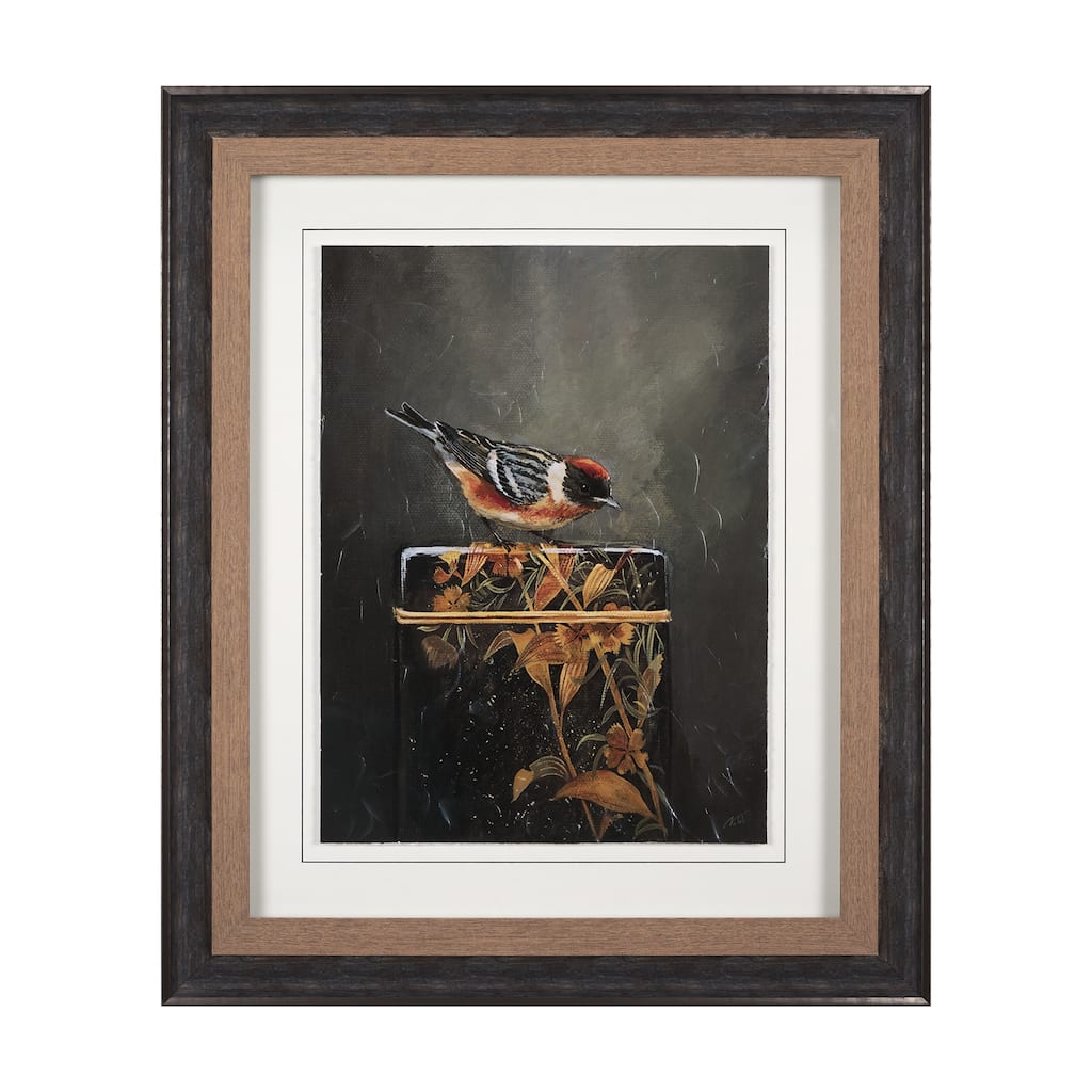 Graceful Poise III (Bay-Breasted Warbler) Framed Art Print