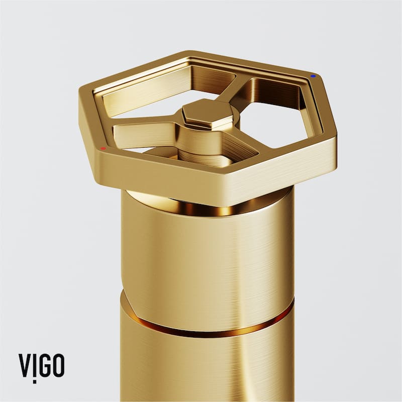 Vigo VG01050 Ruxton 1.2 GPM 8" H Single Handle Single Hole Bathroom