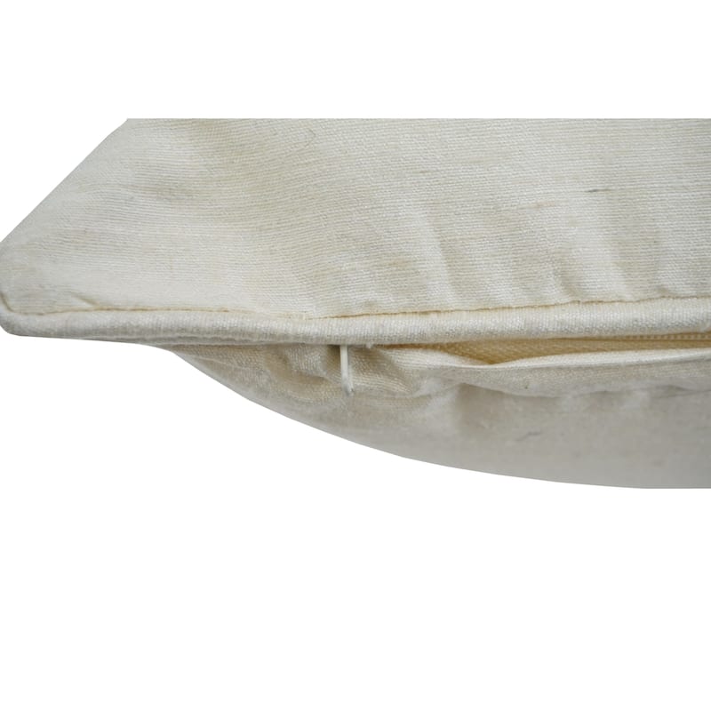 Home&Manor Isfahan Dupioni Silk Pillow 18"