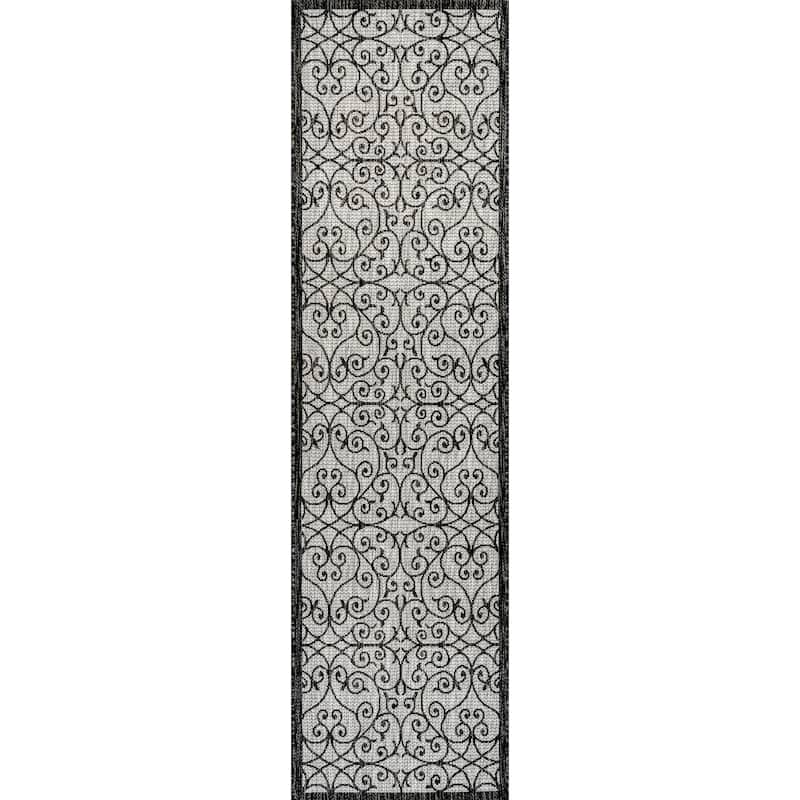 JONATHAN Y Ourika Textured Weave Indoor/Outdoor Area Rug