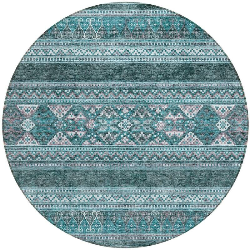 HomeRoots Southwestern Transitional Rectangle Outdoor Rug