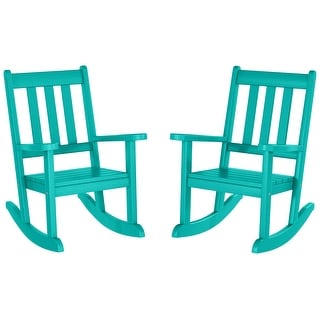 Laguna Kids Outdoor Poly Rocking Chair (Set of 2)