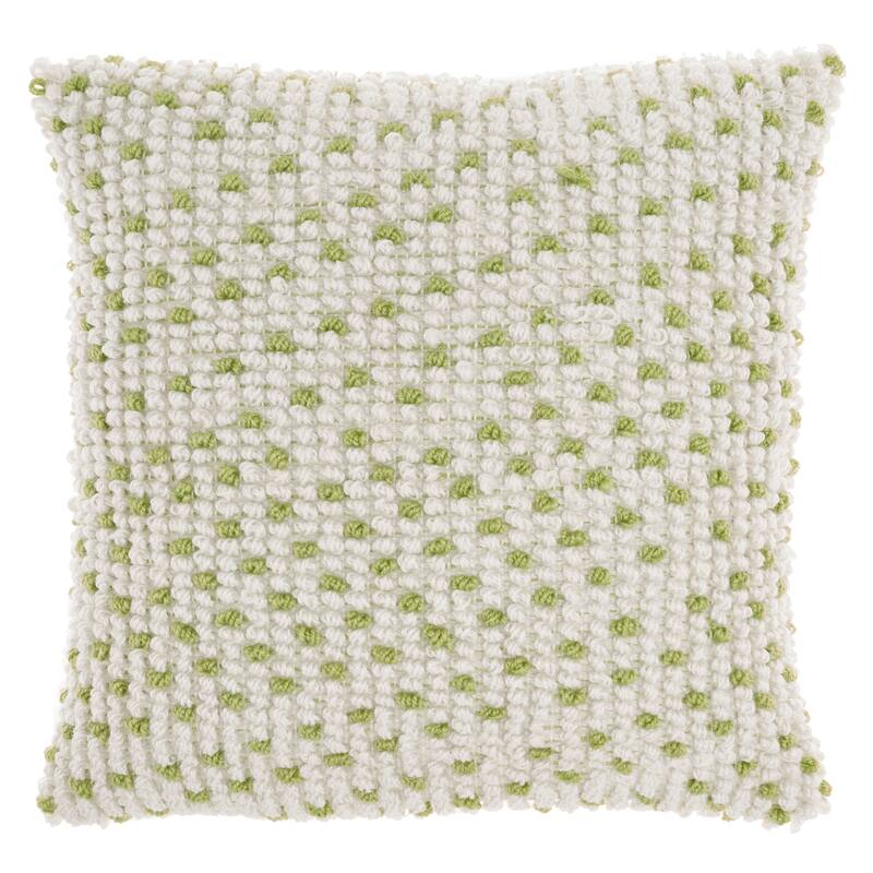 Cartier Outdoor Pillows Loop Dots Throw Pillow by Havenside Home