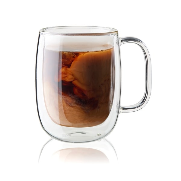 Shop Zwilling Sorrento Plus 2 Pc Double Wall Glass Coffee Mug Set