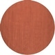 preview thumbnail 57 of 67, Livabliss Mystique Casual Solid Area Rug Orange - 8' x 8' Round