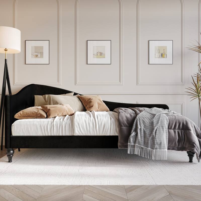 Clayfell Ozark Upholstered Daybed - Twin - Black