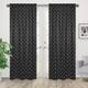 Sweet Jojo Designs Black and White Woodland Arrow Rustic Patch Collection 84-inch Window Treatment Curtain Panel Pair