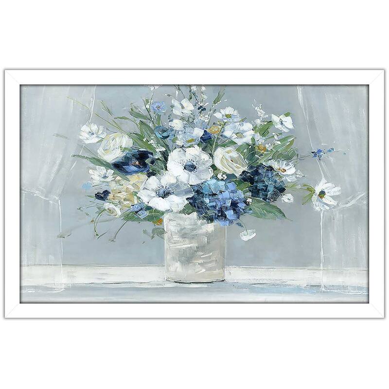 "Be Happy Blue" Print on Acrylic