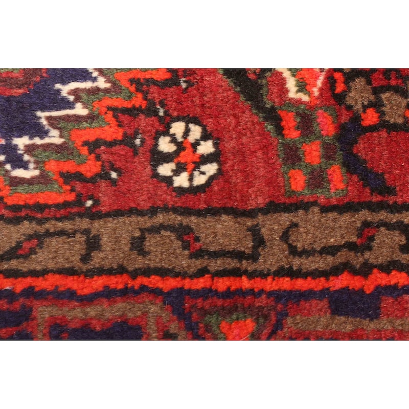 ECARPETGALLERY Hand-knotted Andelz Red Wool Rug - 4'2 x 6'7