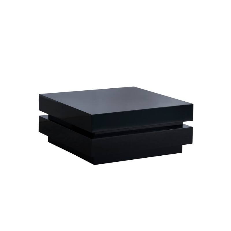 Artiva La Villino Il Coffee Table With Remote, Black