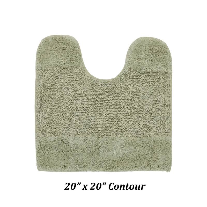 Better Trends Bath Rug 100% Cotton Water Absorbent Tufted Bathroom Rugs for Shower, Sink Mats Machine Wash Granada Collection