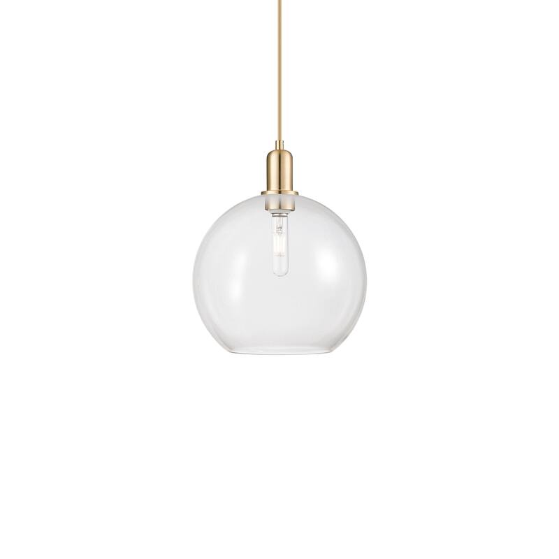 Innovations Lighting 716-1P-15-12 Athens Pendant Athens 12" Wide - Champagne Bronze / Clear