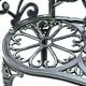 preview thumbnail 9 of 13, Aluminum Patio Outdoor Garden Bench Chair Loveseat Cast