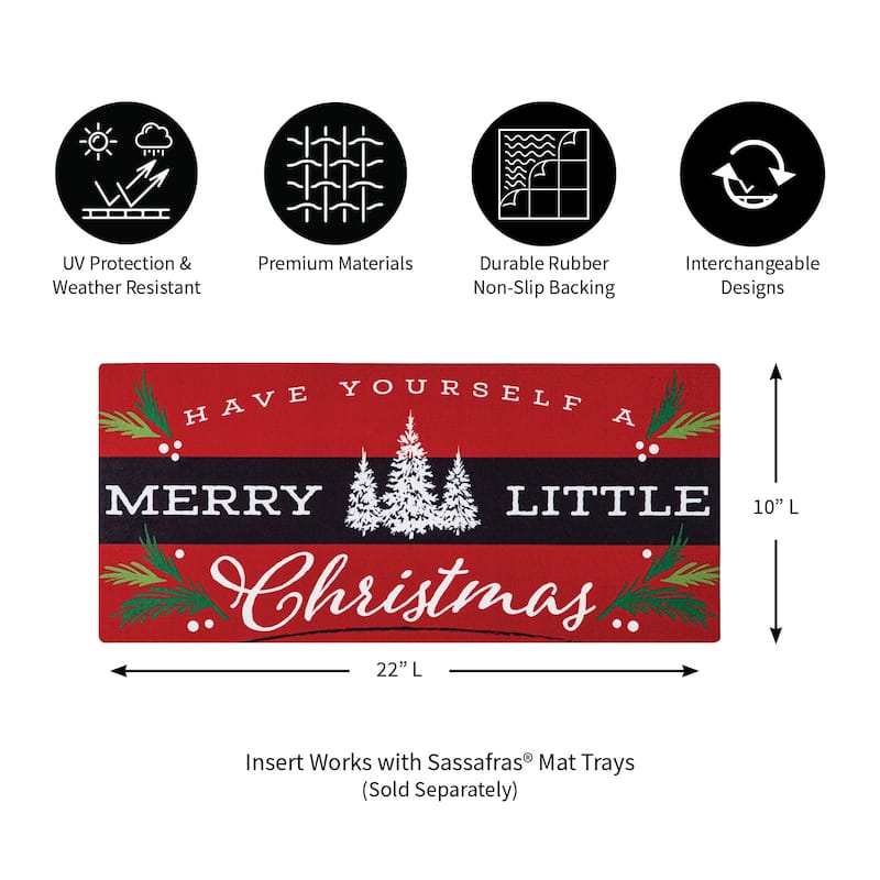 Merry Little Christmas Sassafras Switch Mat