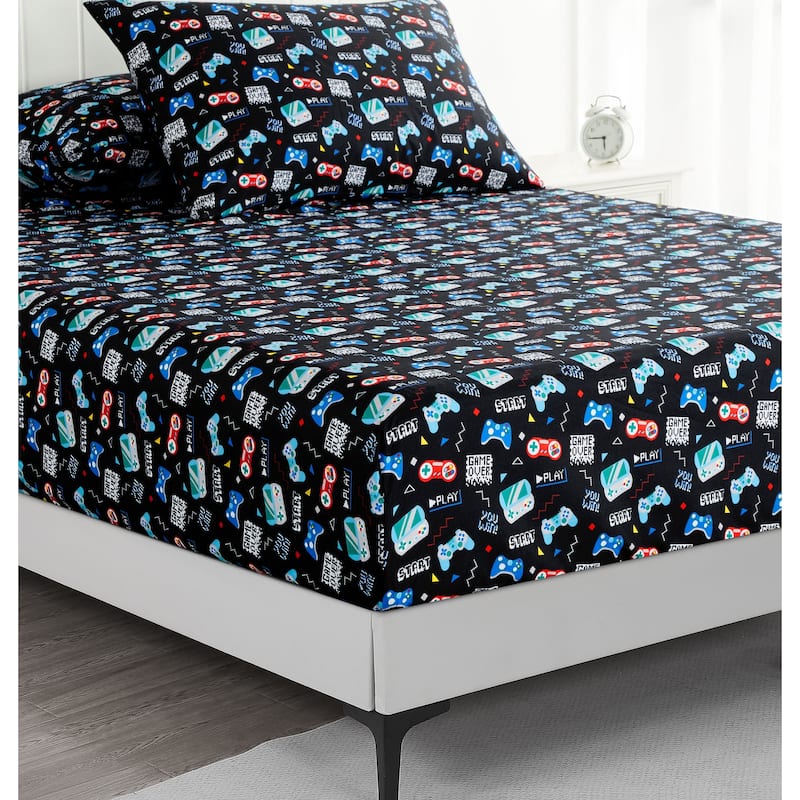 Game On 3-4pc Sheet Set