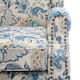 Upholstered Nailhead Trim Armchair Wingback Accent Chairs Set of 2