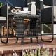 preview thumbnail 9 of 25, Outsunny 18" Outdoor Wicker Coffee Table, 2-Tier Patio Side Table with Storage