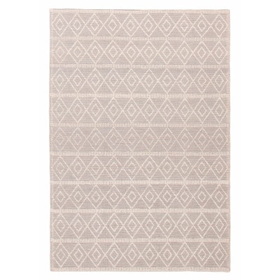 ECARPETGALLERY Braid weave Sienna Grey Wool Rug - 6'0 x 8'10