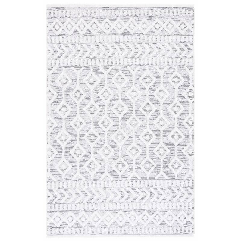 SAFAVIEH Augustine Vaili Moroccan Boho Fringe Rug