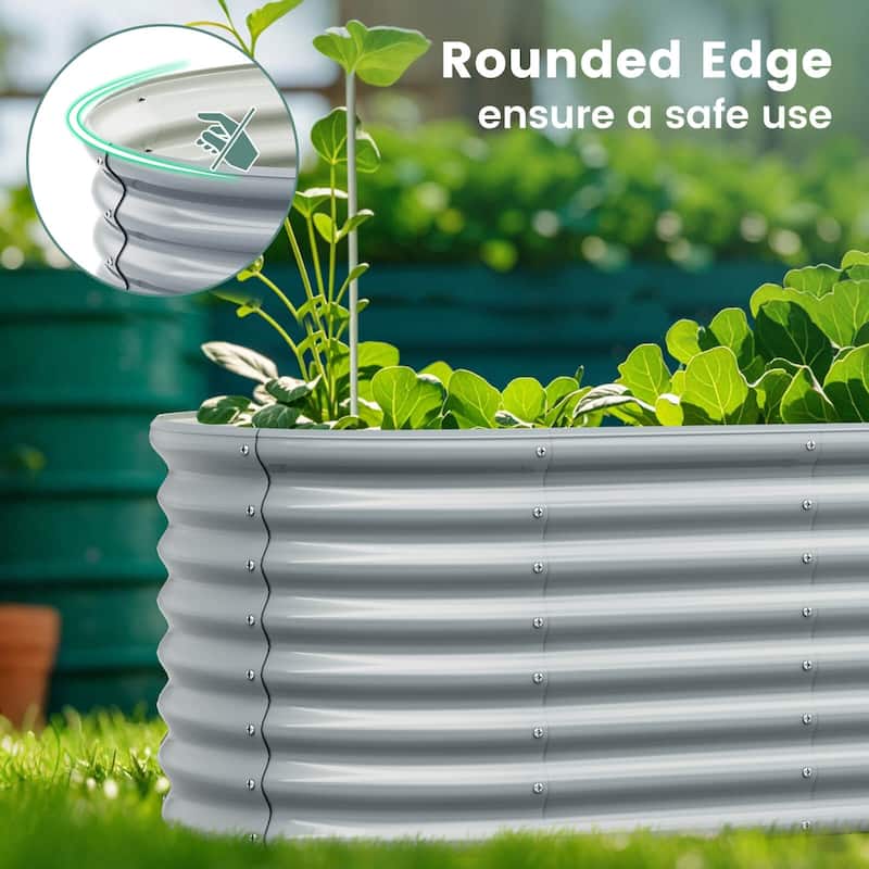 Costway 2 PCS Raised Garden Bed Kit Planter Raised Garden Boxes - See Details