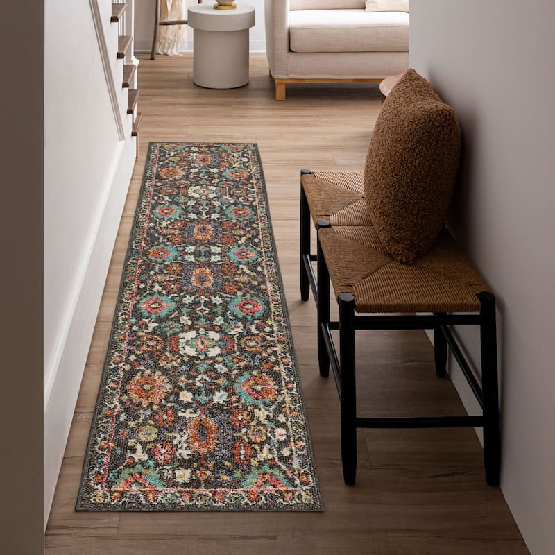 Mohawk Home Norwood Floral Ornamental Area Rug