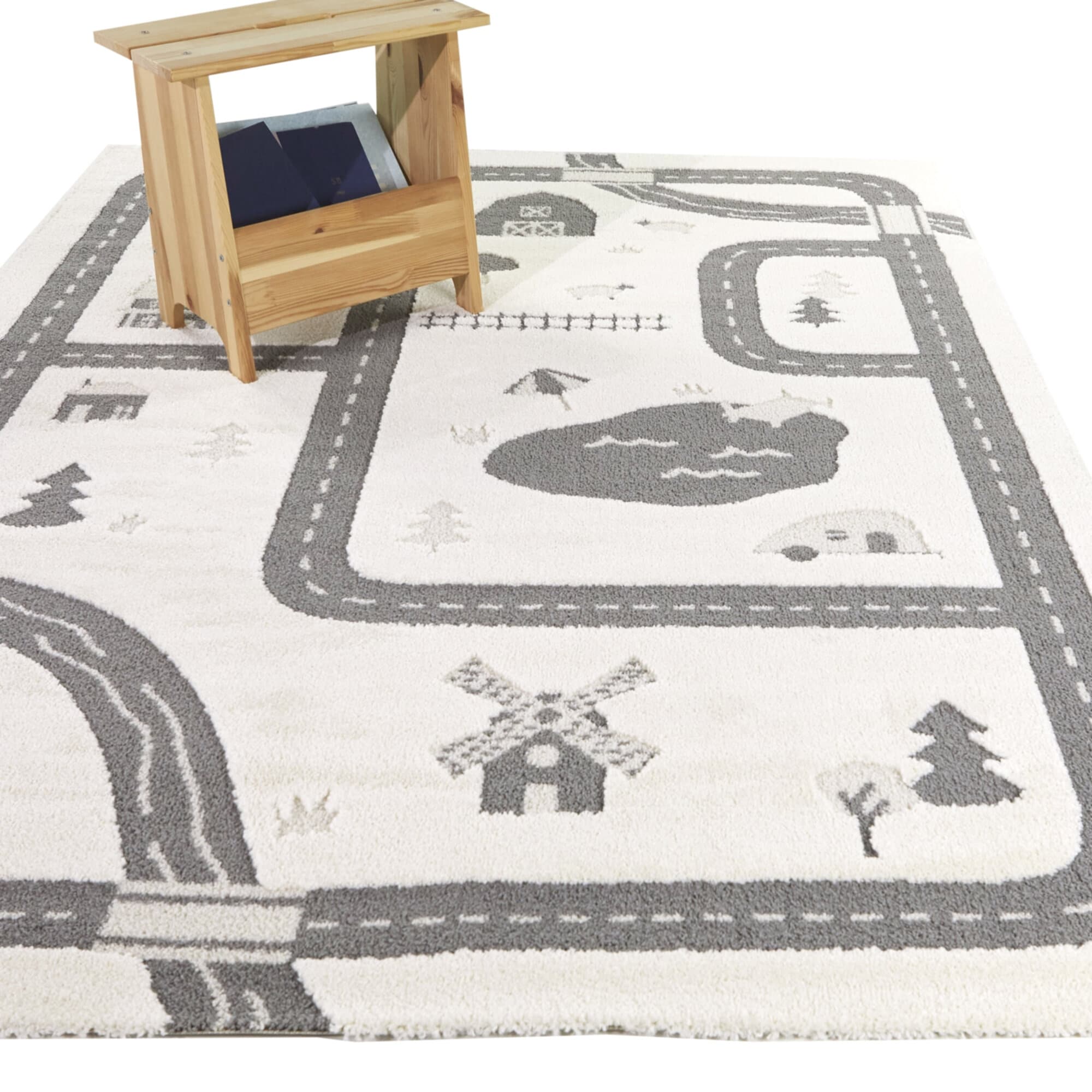 Balta Rugs Mod-Tod Country Roads Kids Map Area Rug