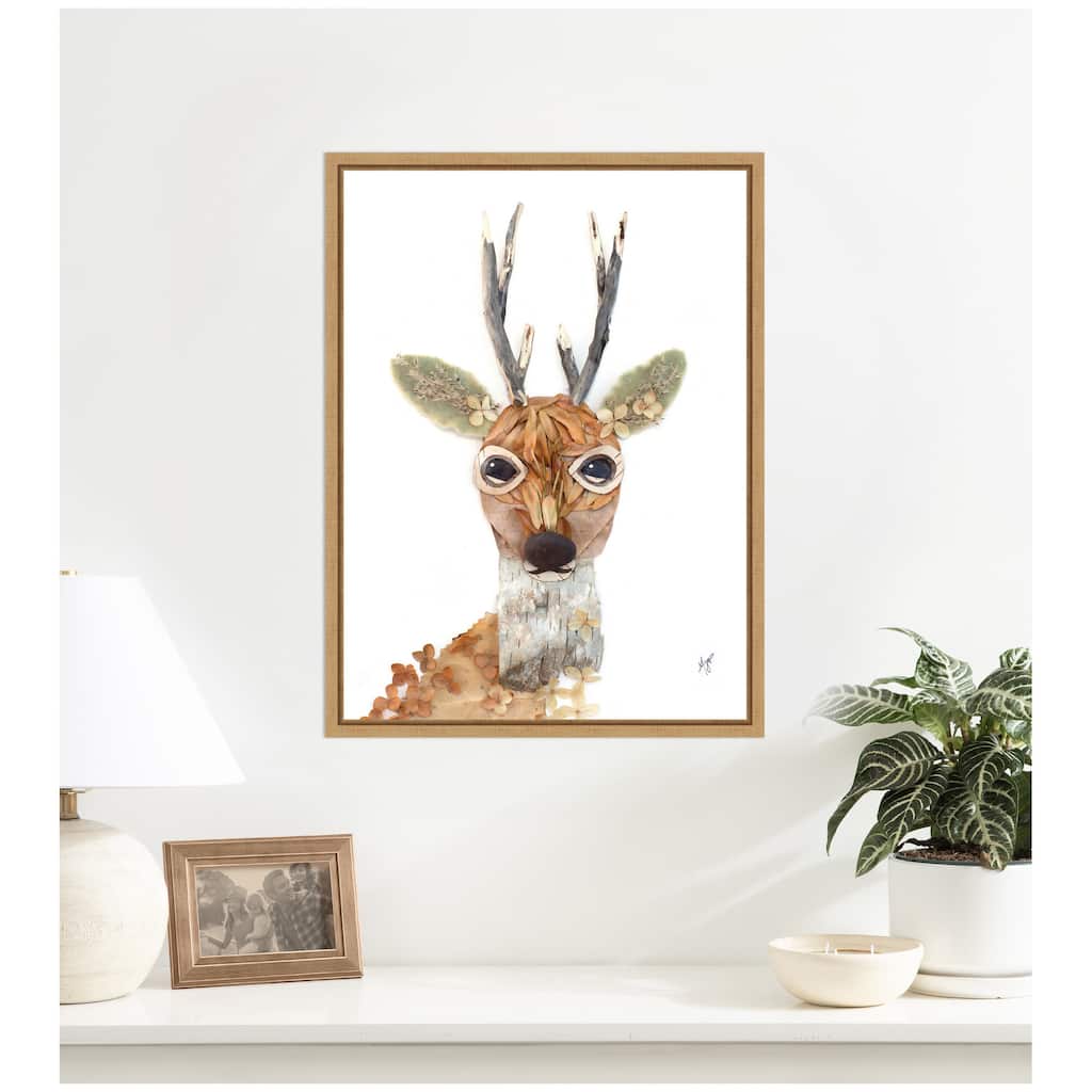 Kate and Laurel Buck by Madeline Jeppesen Framed Canvas Wall Art Print