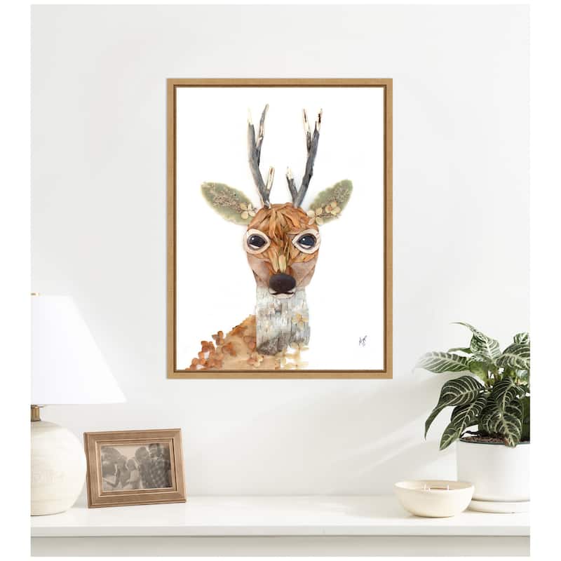 Kate and Laurel Buck by Madeline Jeppesen Framed Canvas Wall Art Print