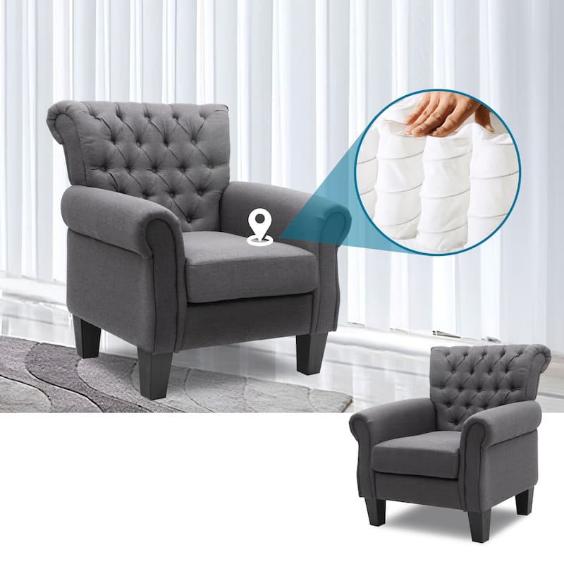VredHom Accent Chair Club Chair Single Sofa Armchair - 32.08'' L x 32.67 '' W x 32.87 '' H