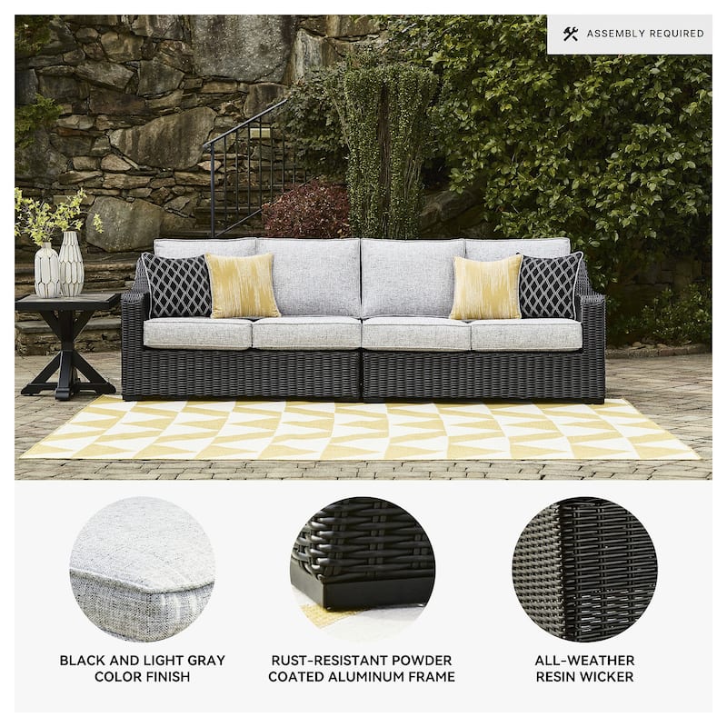 Beachcroft Outdoor Left and Right Arm Facing Loveseats