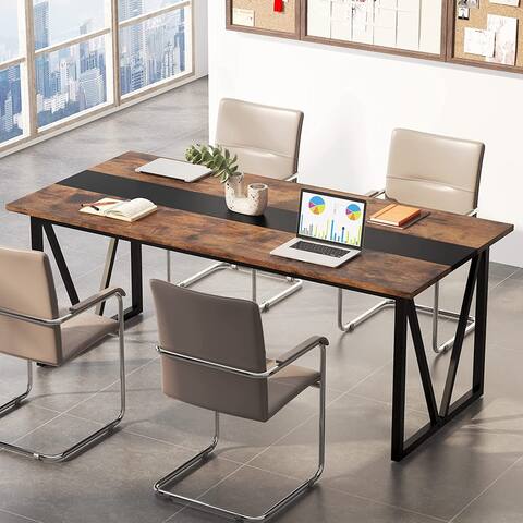 6FT Conference Table, 70.8W x 31.5D inch Meeting Room Table