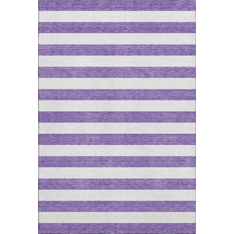 Premium Washable Super Soft Cabana Stripe Mayfield Rug
