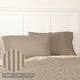 preview thumbnail 2 of 3, Sawyer Mill Charcoal Ticking Stripe Standard Pillow Case Set of 2 21x30