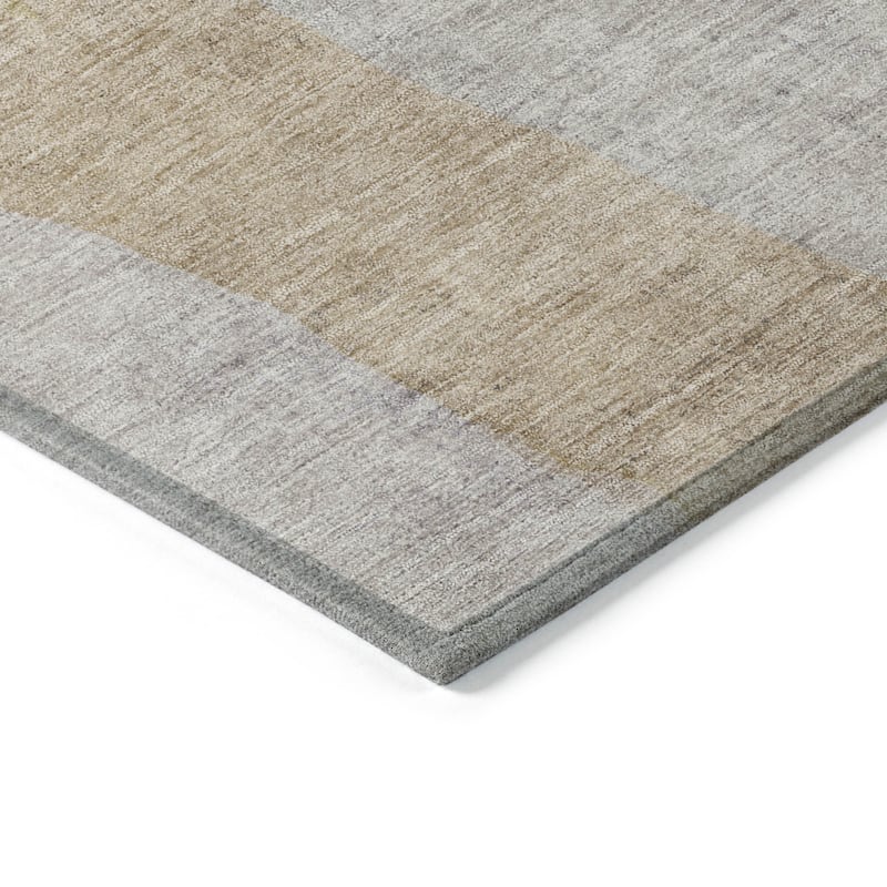 HomeRoots Abstract Transitional Rectangle Outdoor Rug
