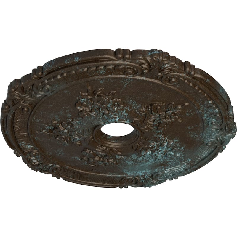 26"OD x 3 3/4"ID x 1 1/2"P Attica with Rose Ceiling Medallion