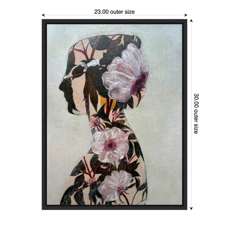 Echoes of Eden No. 1 by Karenina Fabrizzi (23 x 30 in.), Framed Canvas Wall Art Print