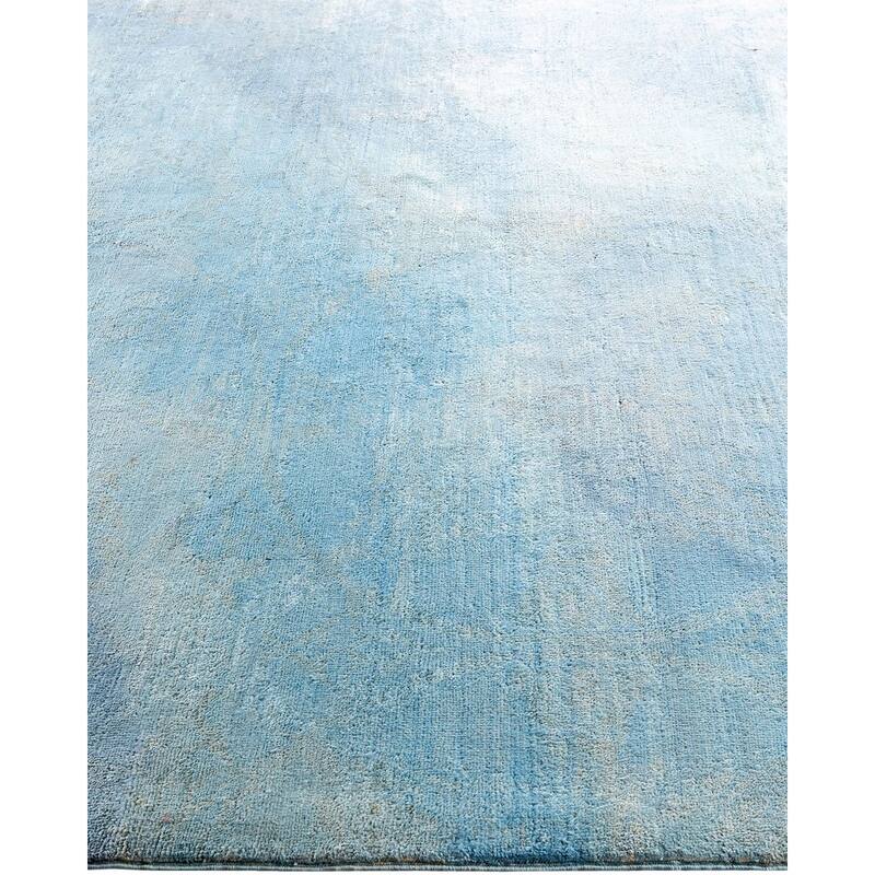 Vibrance One-of-a-Kind Hand-Knotted Area Rug - Gray, 5' 10" x 9' 3" - 5' 10" x 9' 3"