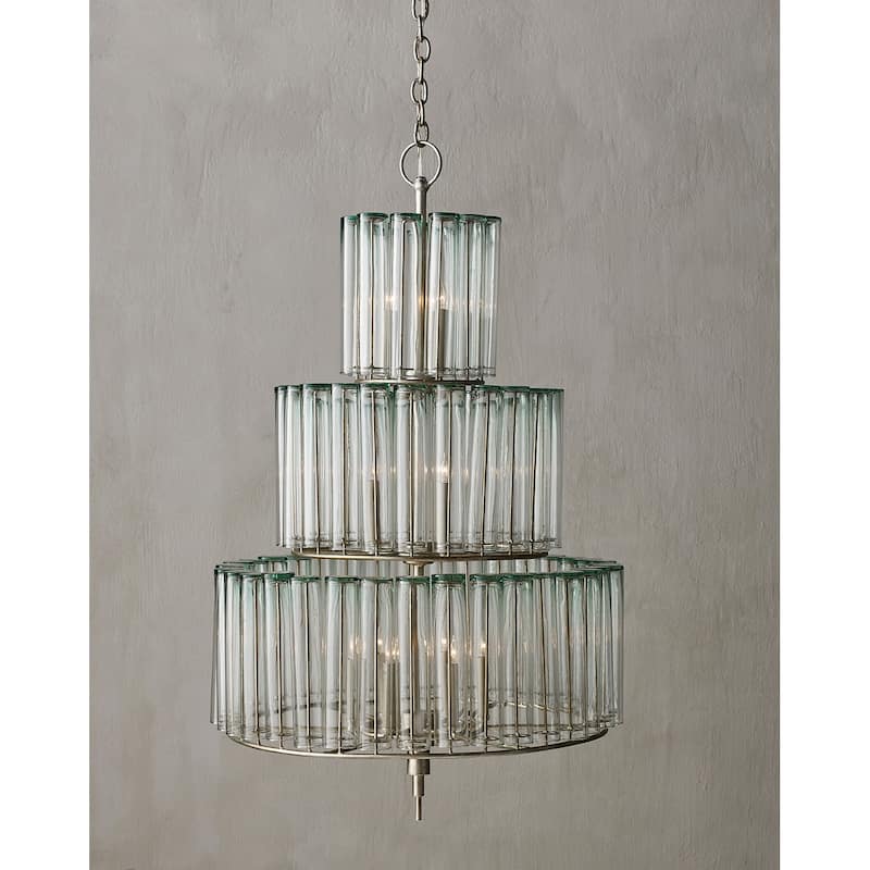Currey & Company Bevilacqua Medium Chandelier - 43"h x 27"dia - 43"h x 27"dia