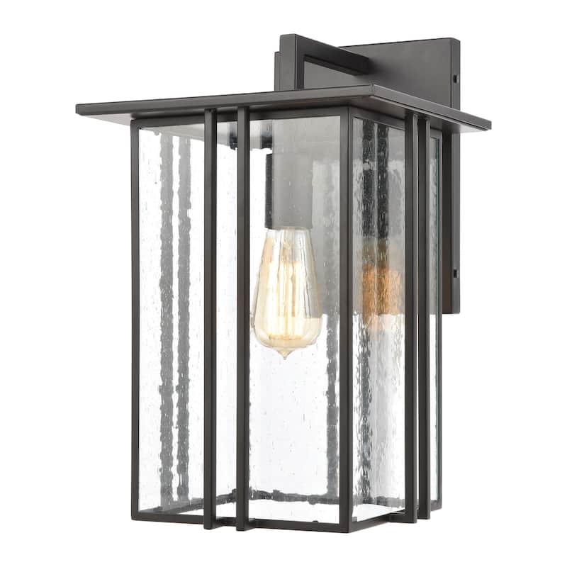 Radnor 16'' High 1-Light Outdoor Sconce - Matte Black - 16 inch Tall - 16 inch Tall - Matte Black