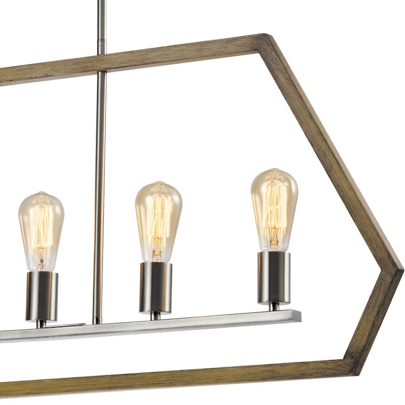 Maxax 5 - Light Kitchen Island Linear Pendant