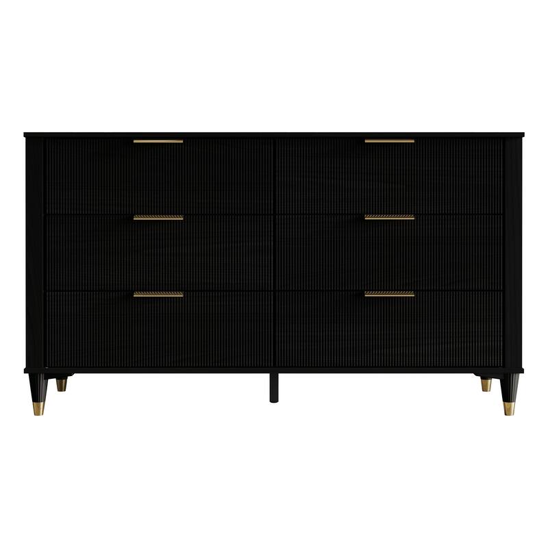 CraftPorch Luxury Dresser - Black