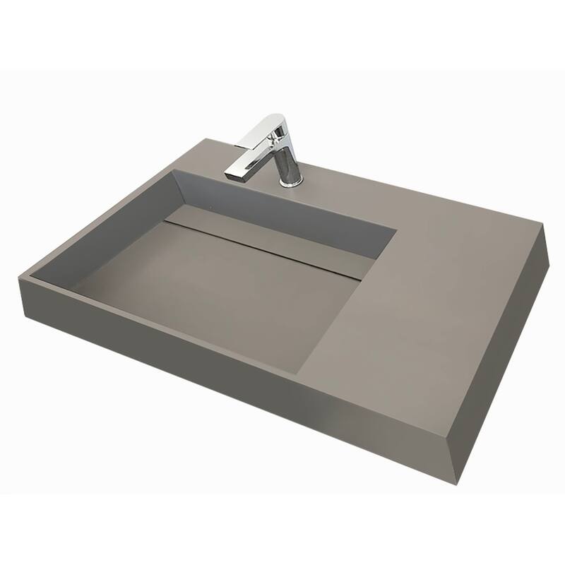 Amelia 36" - 72" Solid Surface Bathroom Vanity Top