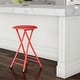 preview thumbnail 2 of 6, Trademark Home 24-Inch Folding Stool, Red