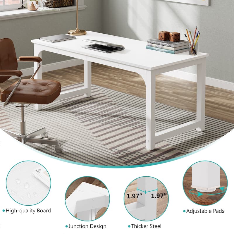 63" Modern Computer Desk for Home Office